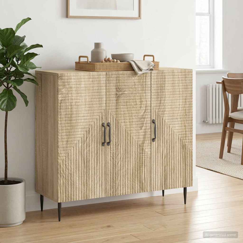 Kreveta Hrast sonoma 89 x 34,5 x 80 cm Konstruirano drvo
