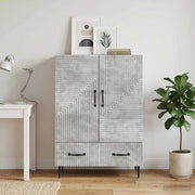 Kreveta Betonska siva 66 x 34,5 x 95 cm Konstruirano drvo