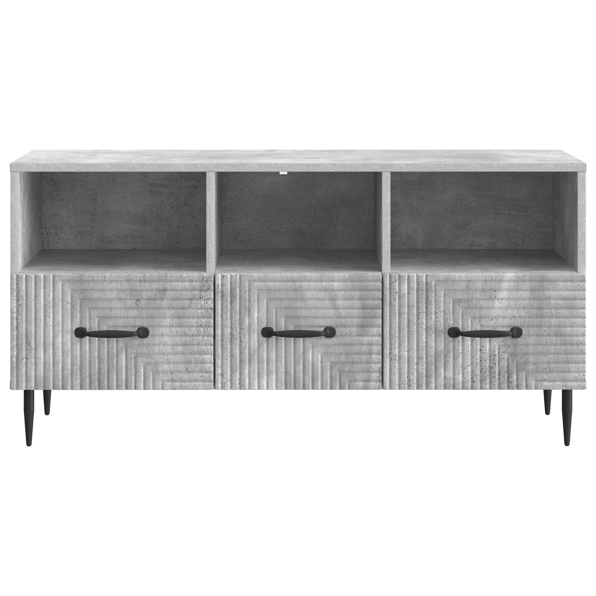 TV ormar Betonska siva 102 x 34,5 x 50 cm Konstruirano drvo