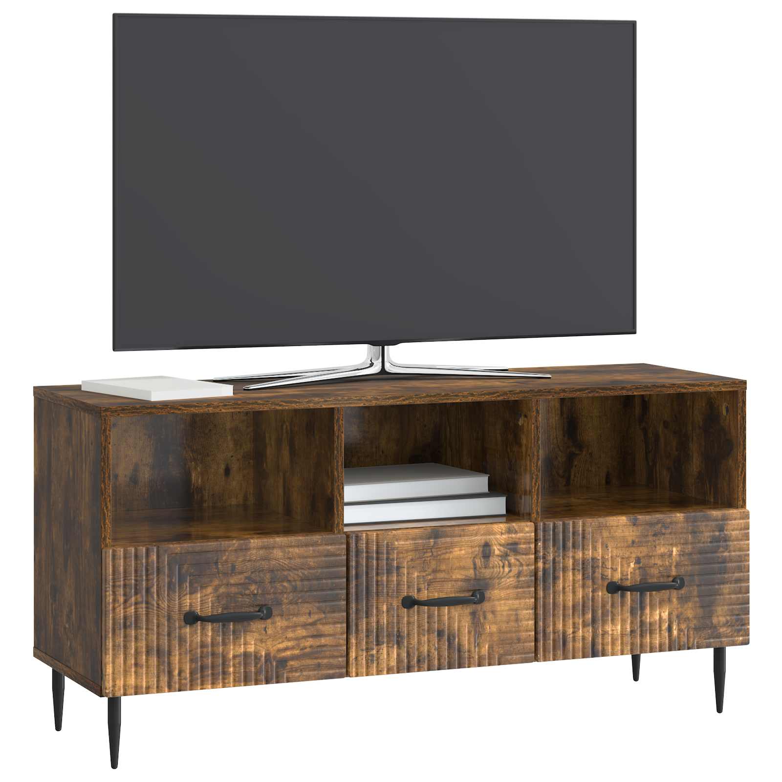 TV ormar Dimljeni hrast 102 x 34,5 x 50 cm Konstruirano drvo