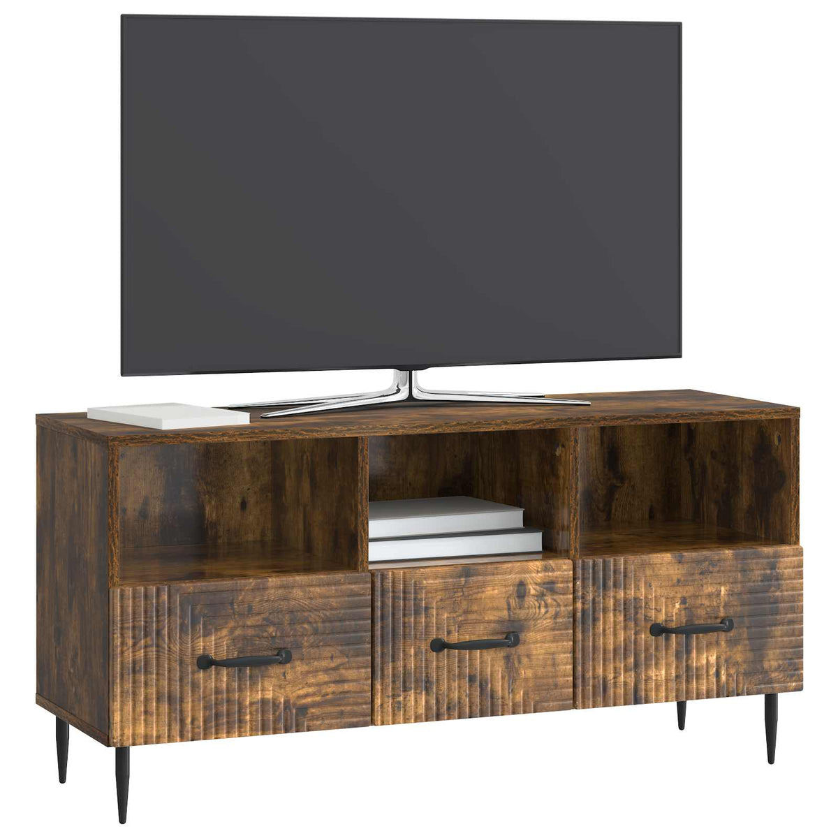 TV ormar Dimljeni hrast 102 x 34,5 x 50 cm Konstruirano drvo