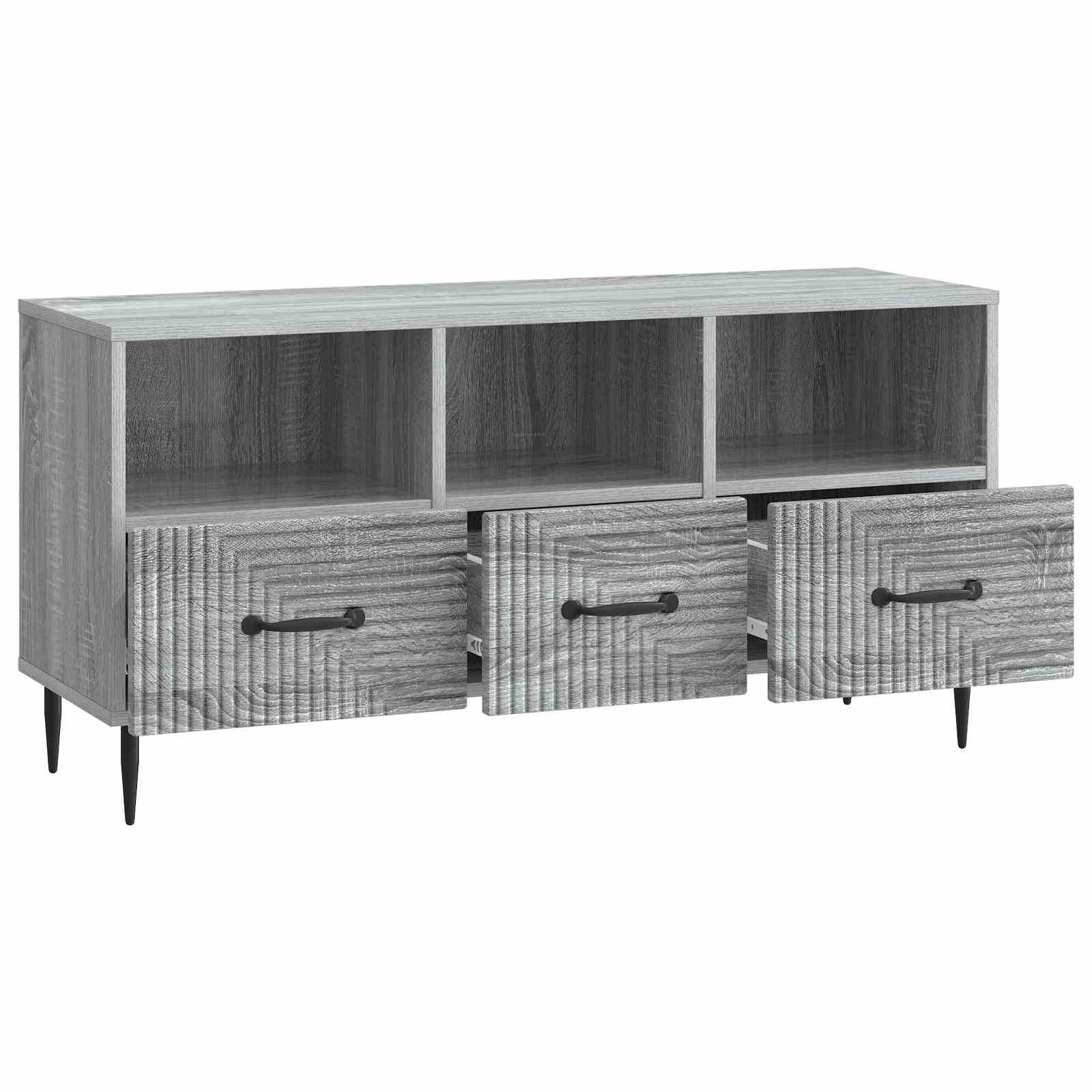 TV ormar Siva sonoma 102 x 34,5 x 50 cm Konstruirano drvo