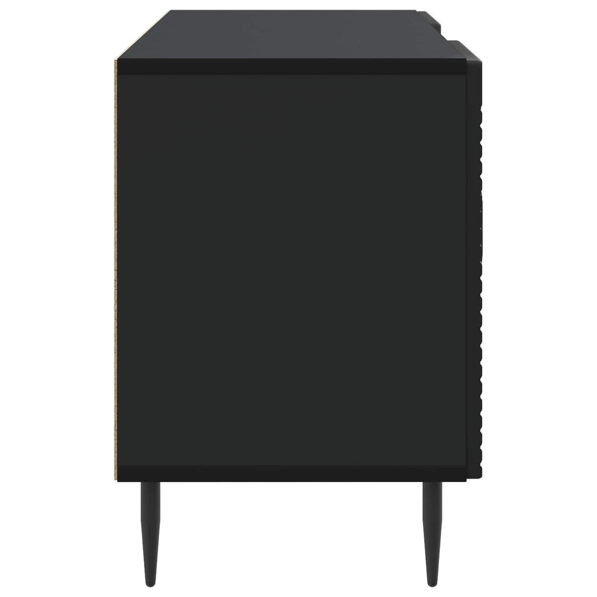TV ormar Crna 102 x 34,5 x 50 cm Konstruirano drvo