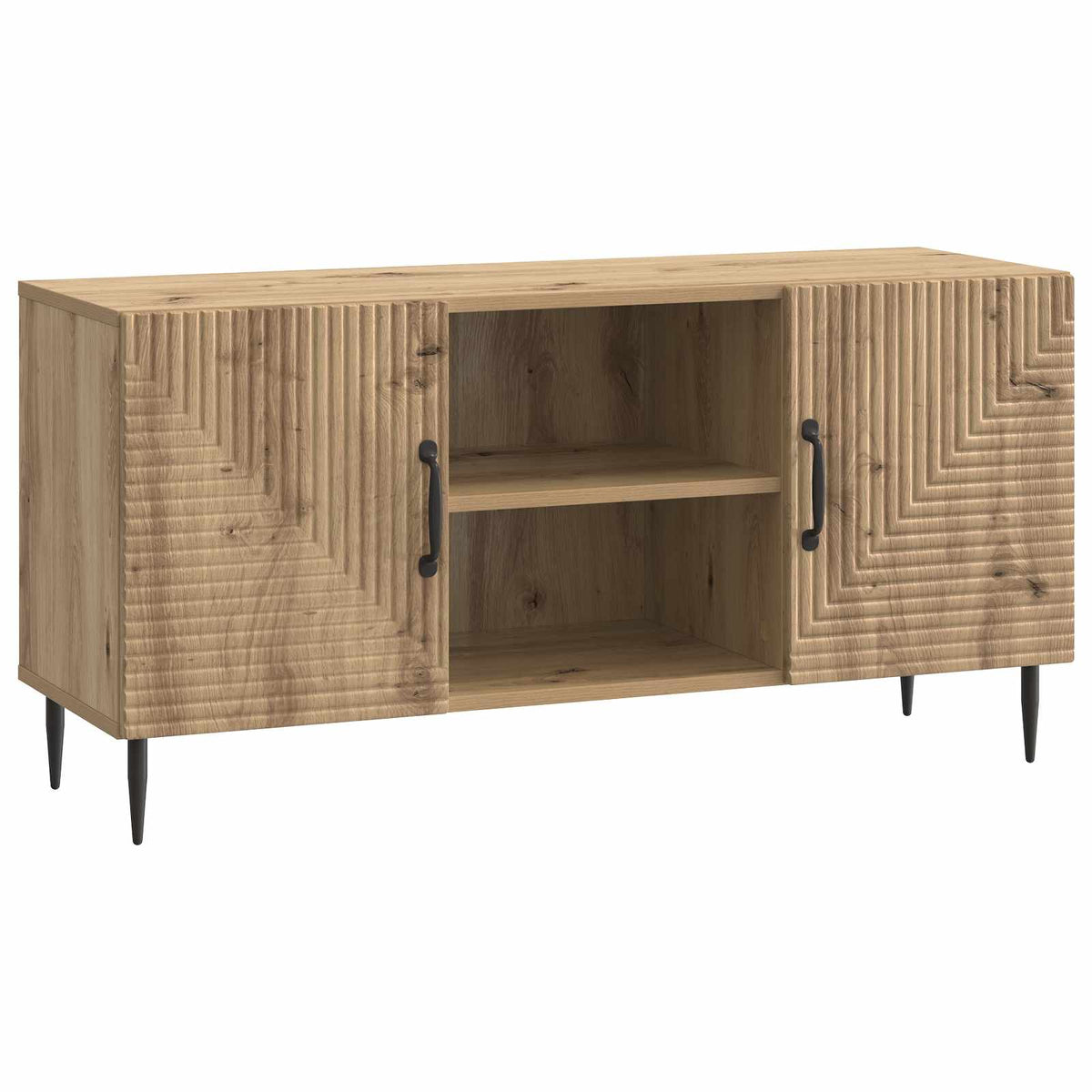 TV ormar 102 x 34,5 x 50 cm Hrast artisan Konstruirano drvo