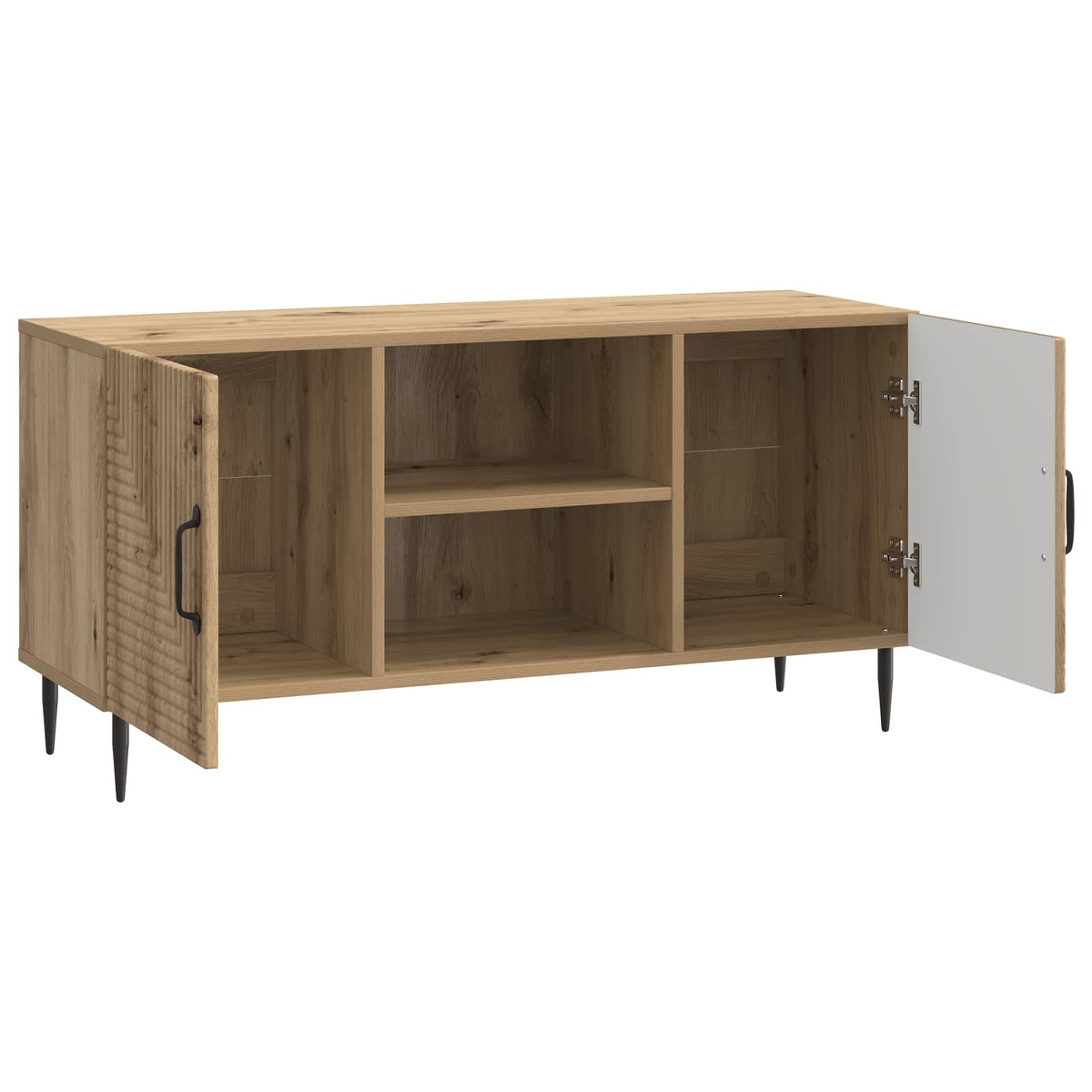 TV ormar 102 x 34,5 x 50 cm Hrast artisan Konstruirano drvo