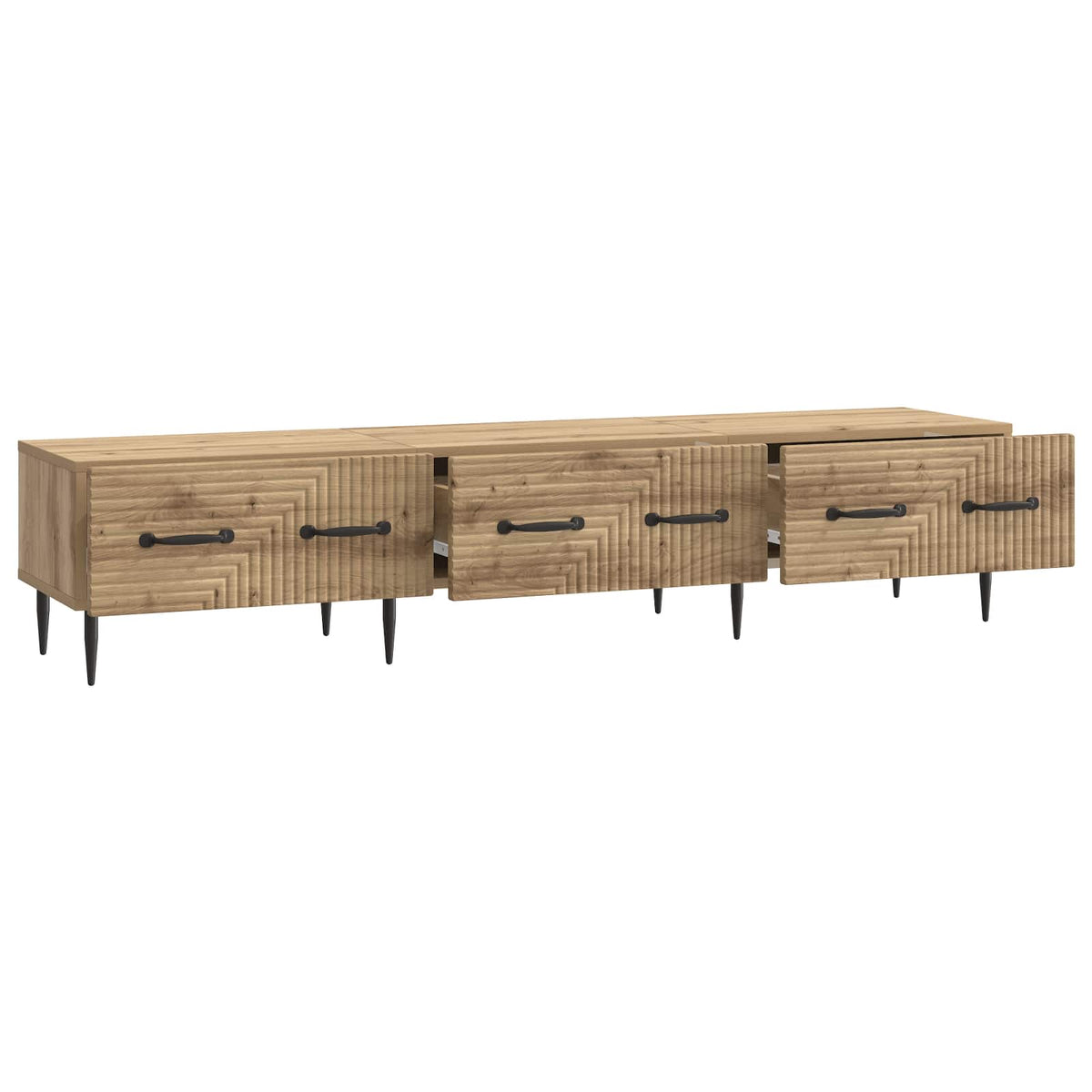 TV ormar 147 x 34,5 x 30 cm Hrast artisan Konstruirano drvo