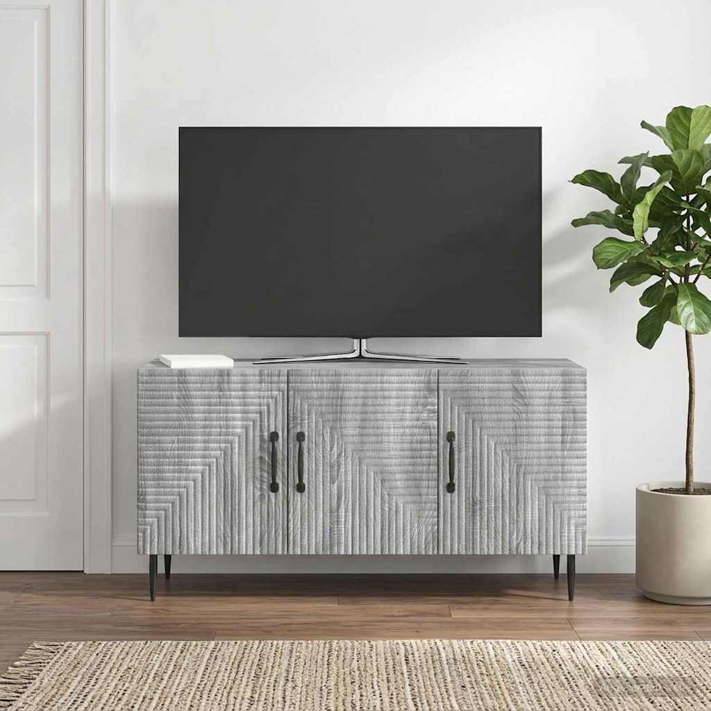 TV ormar Siva sonoma 99 x 34,5 x 50 cm Konstruirano drvo
