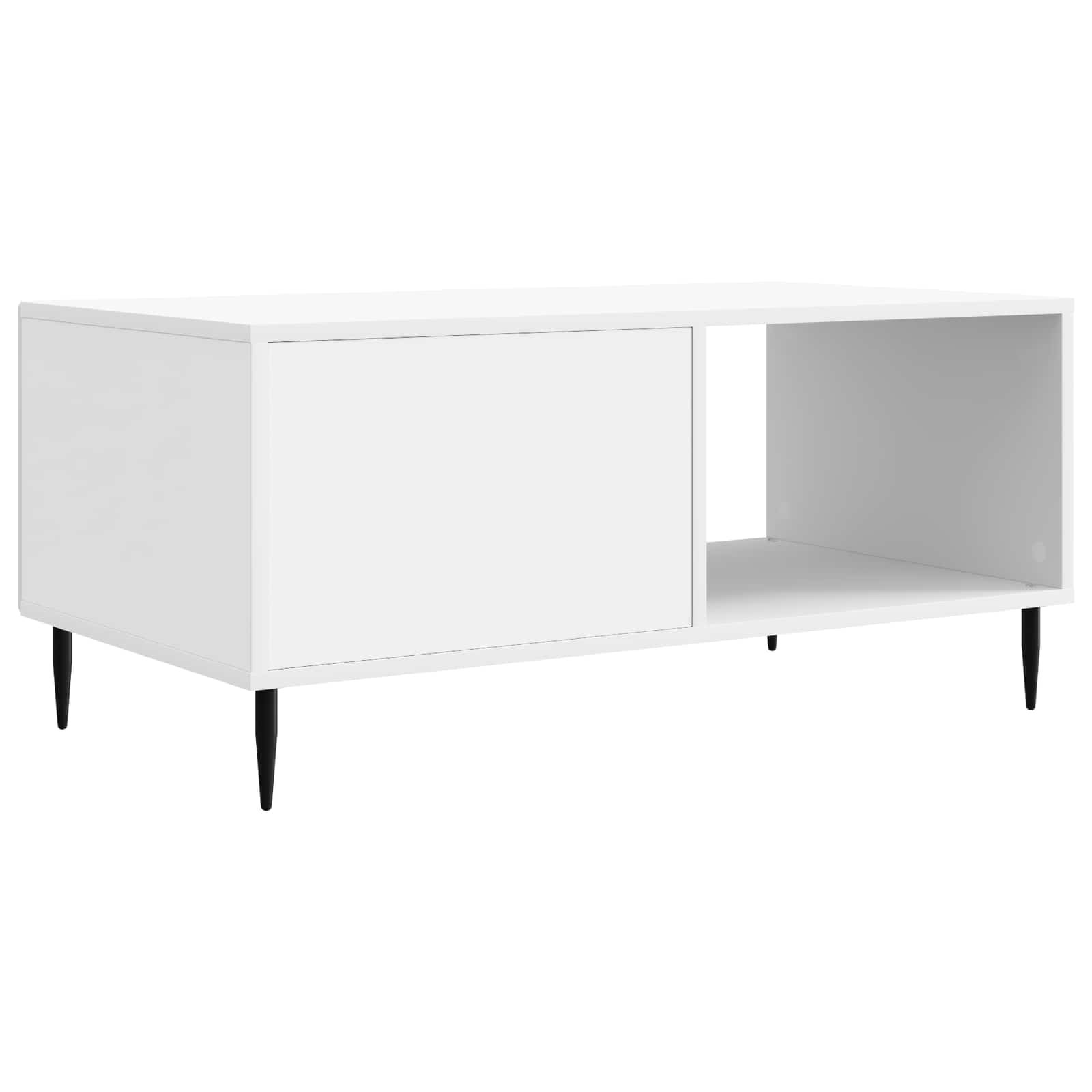 Kava Stol Bijela 90 x 50 x 40 cm Konstruirano drvo