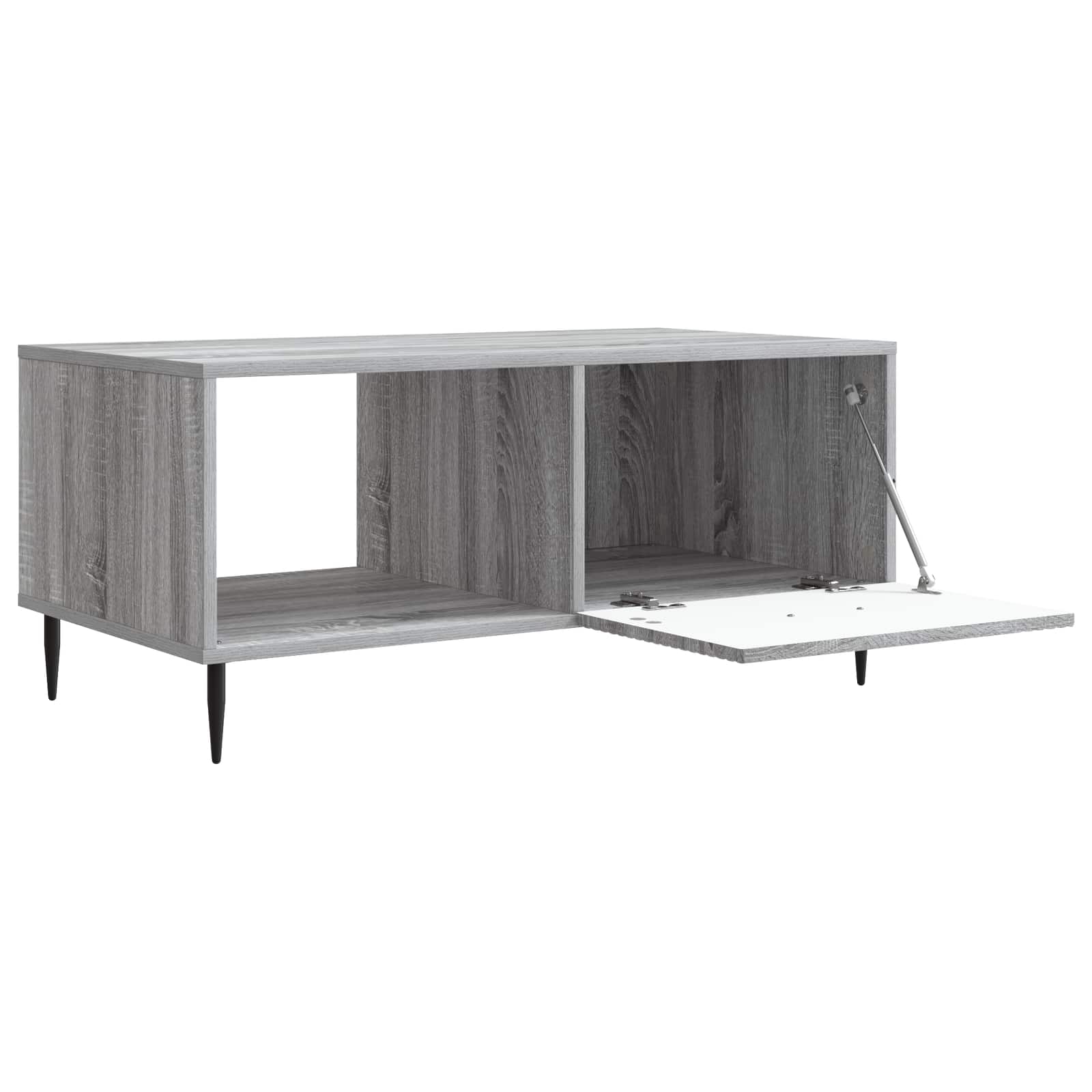 Kava Stol Siva sonoma 90 x 50 x 40 cm Konstruirano drvo