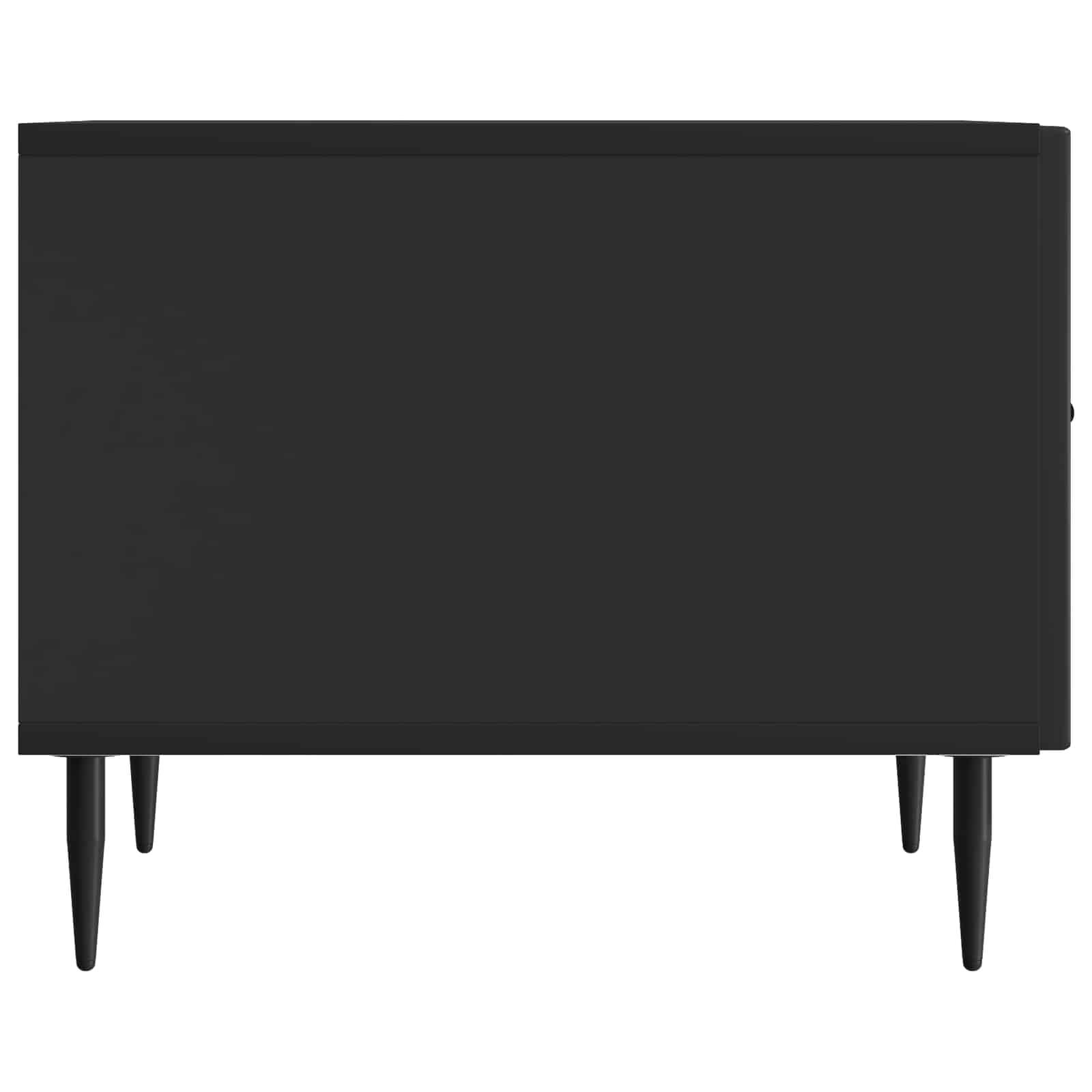 Kava Stol s ladicama Crna 49 x 50 x 40 cm Konstruirano drvo