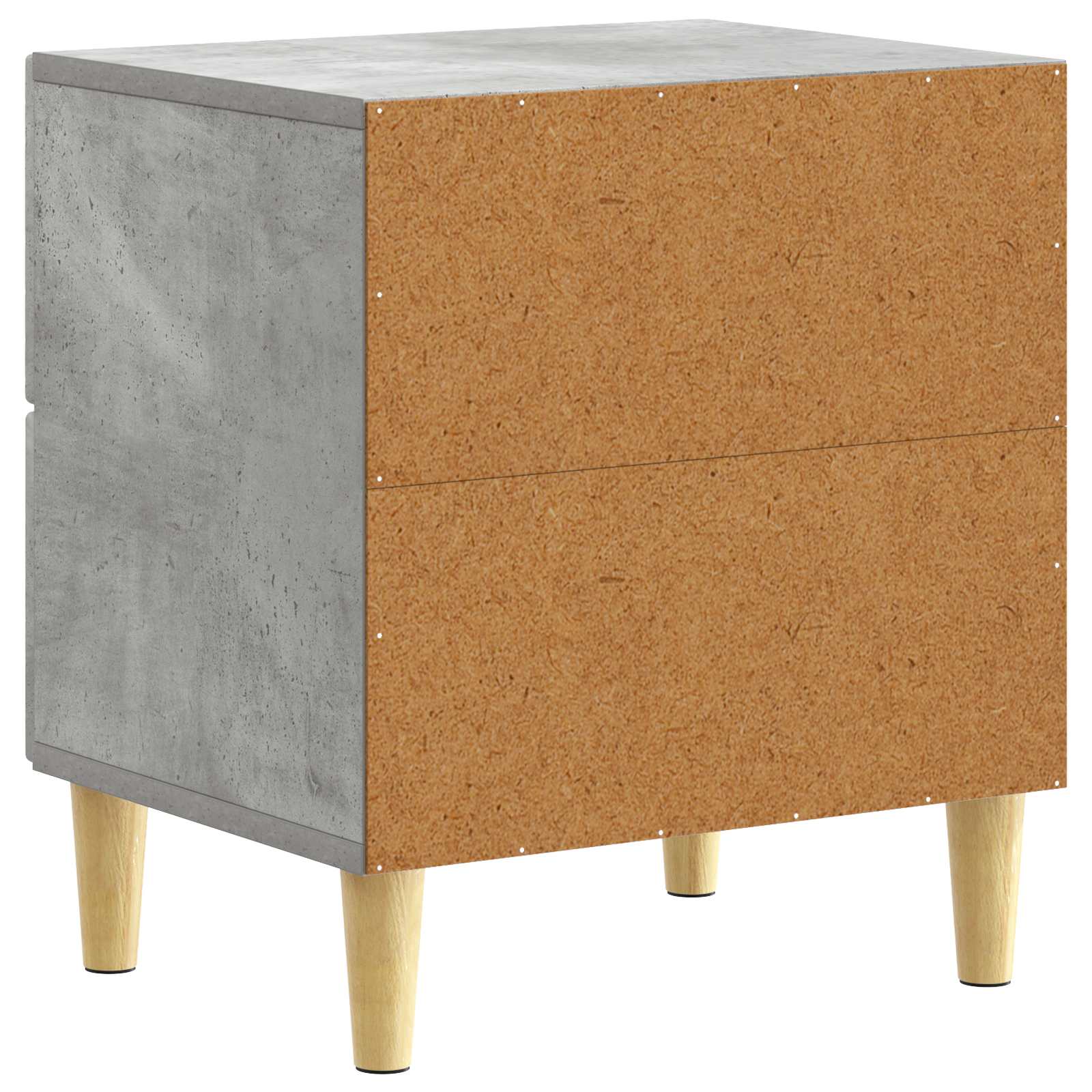 Noćni ormarić Betonska siva 43 x 34,5 x 48 cm Konstruirano drvo