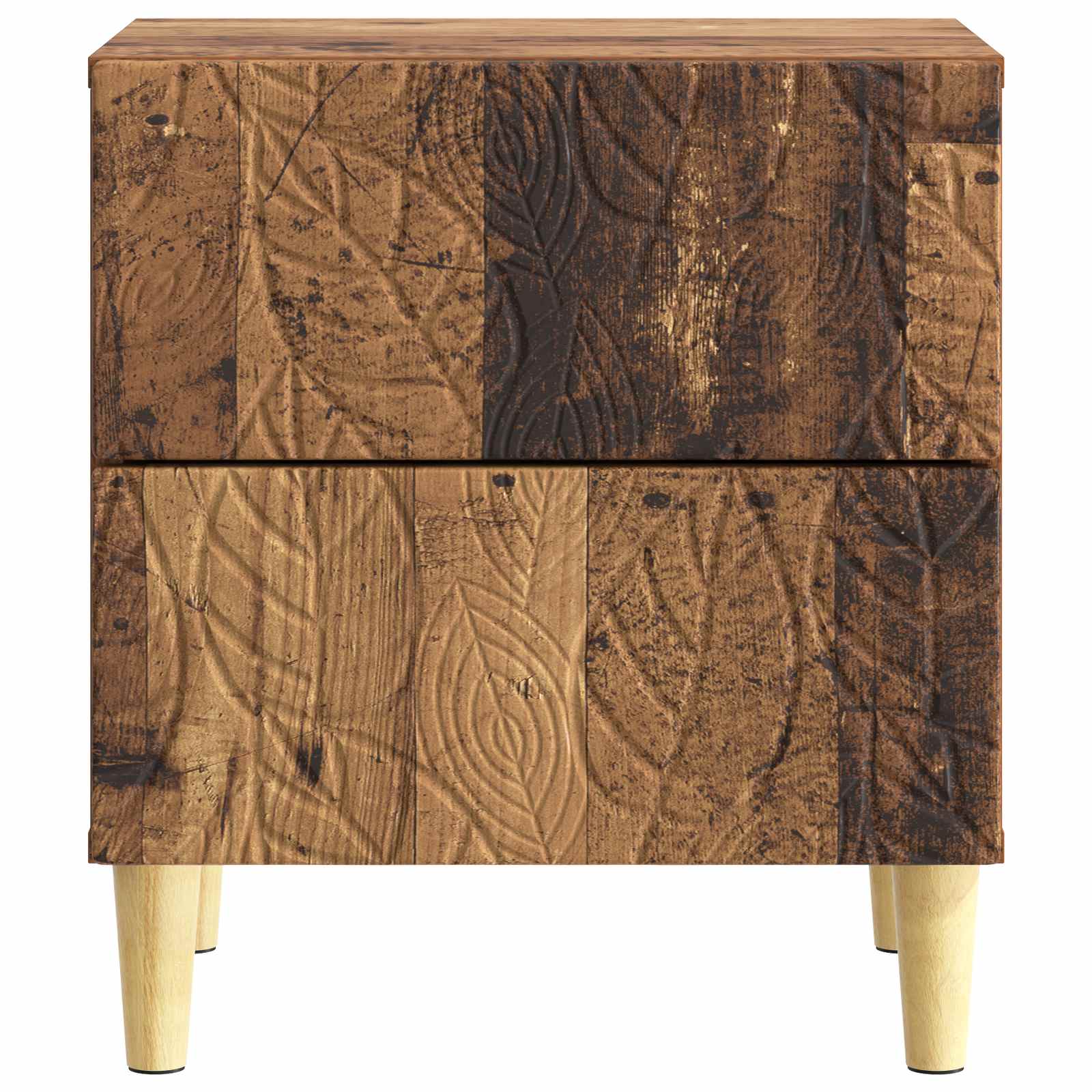 Noćni ormarić 2 pcs Staro drvo 43 x 34,5 x 48 cm