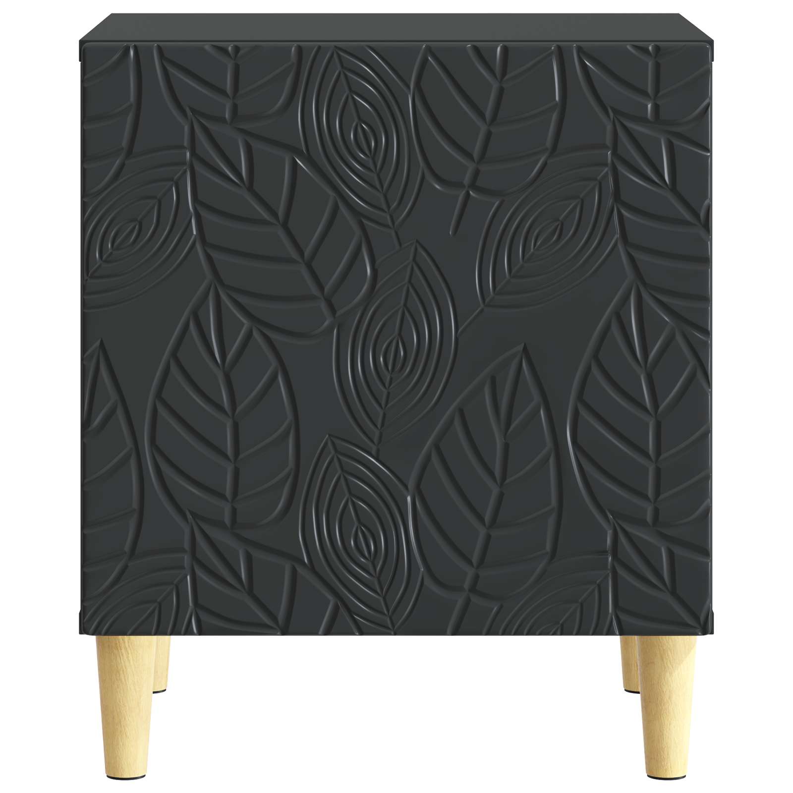 Noćni ormarić 2 pcs Crna 43 x 34,5 x 50 cm Konstruirano drvo
