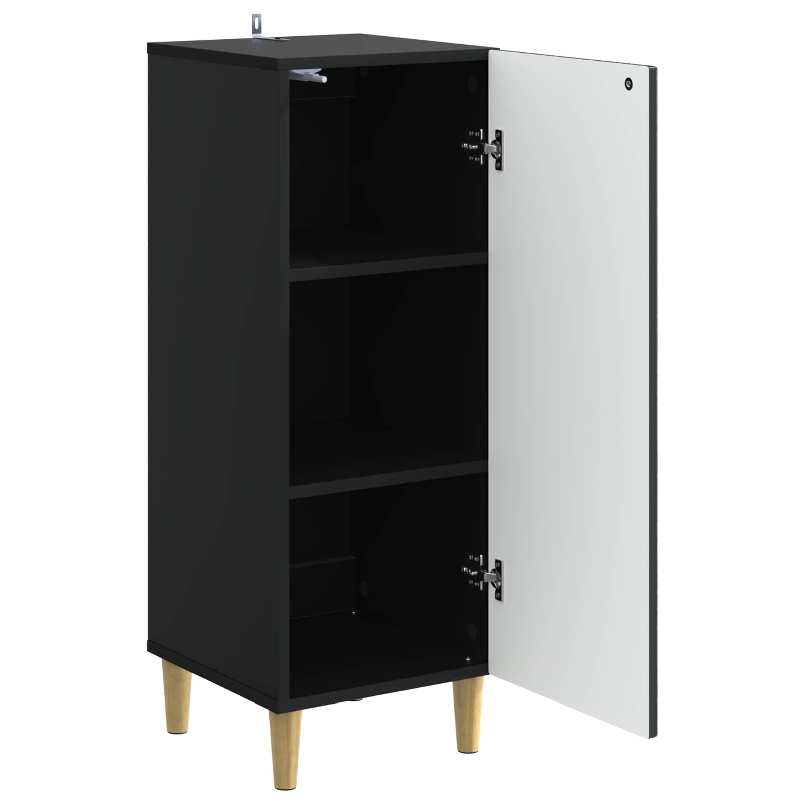 Kreveta Crna 33 x 34,5 x 90 cm Konstruirano drvo