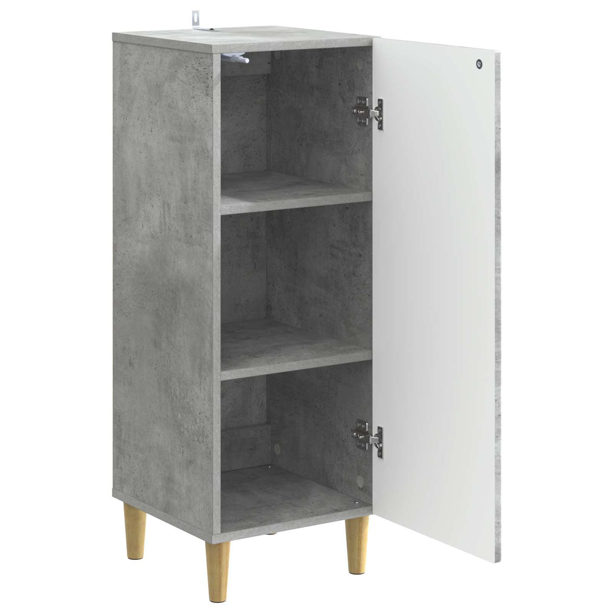 Kreveta Betonska siva 33 x 34,5 x 90 cm Konstruirano drvo