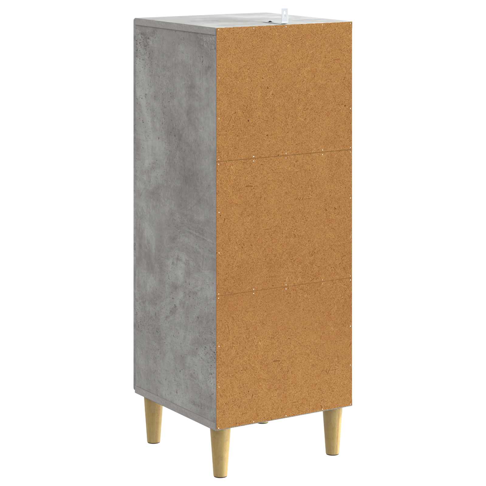 Kreveta Betonska siva 33 x 34,5 x 90 cm Konstruirano drvo