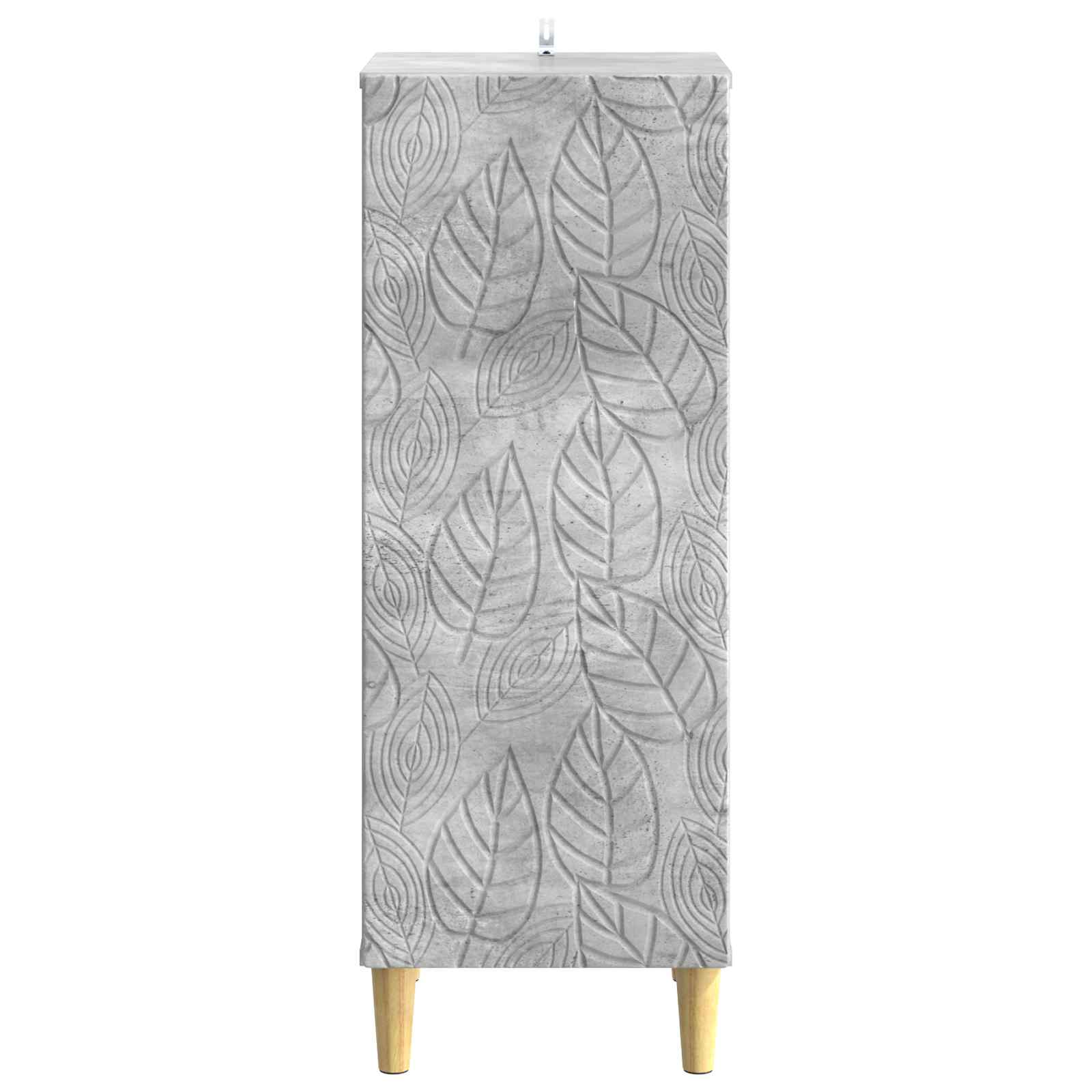 Kreveta Betonska siva 33 x 34,5 x 90 cm Konstruirano drvo