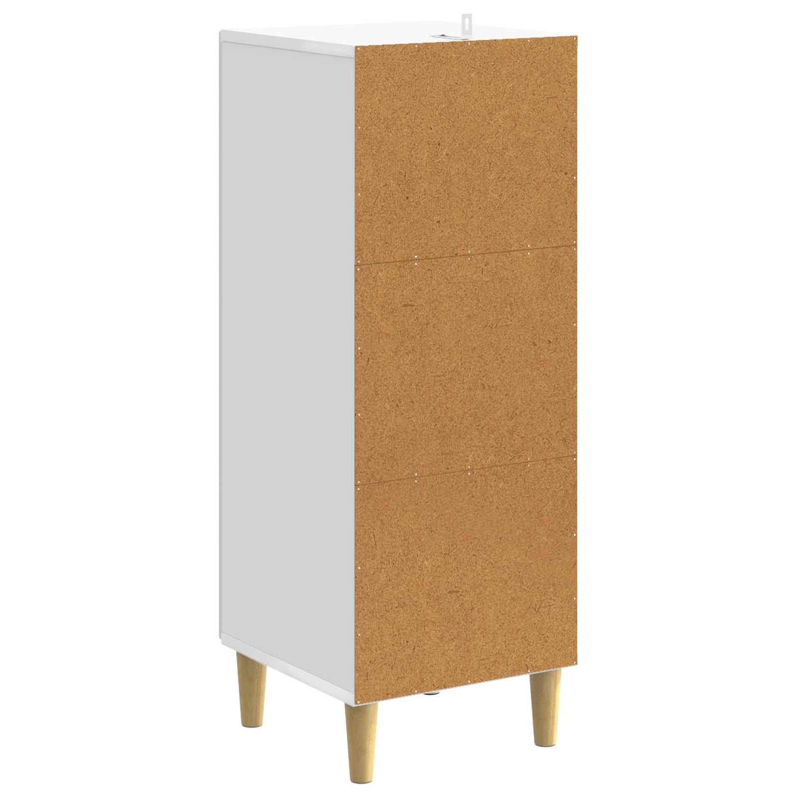 Kreveta Bijela visokog sjaja 33 x 34,5 x 90 cm
