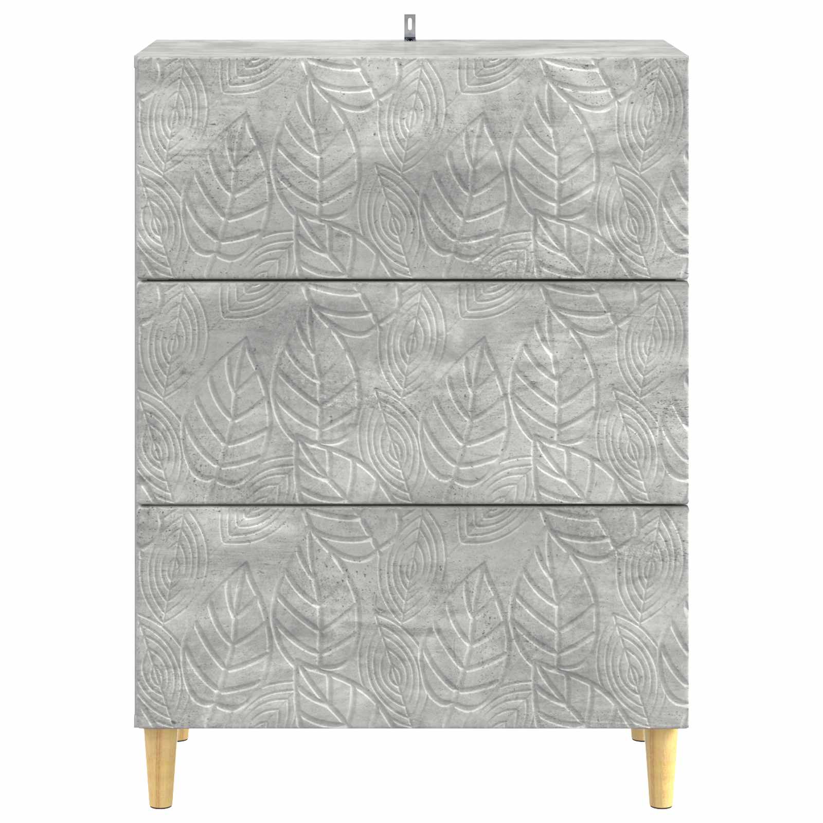 Ormar s ladicama Betonska siva 66 x 34,5 x 90 cm