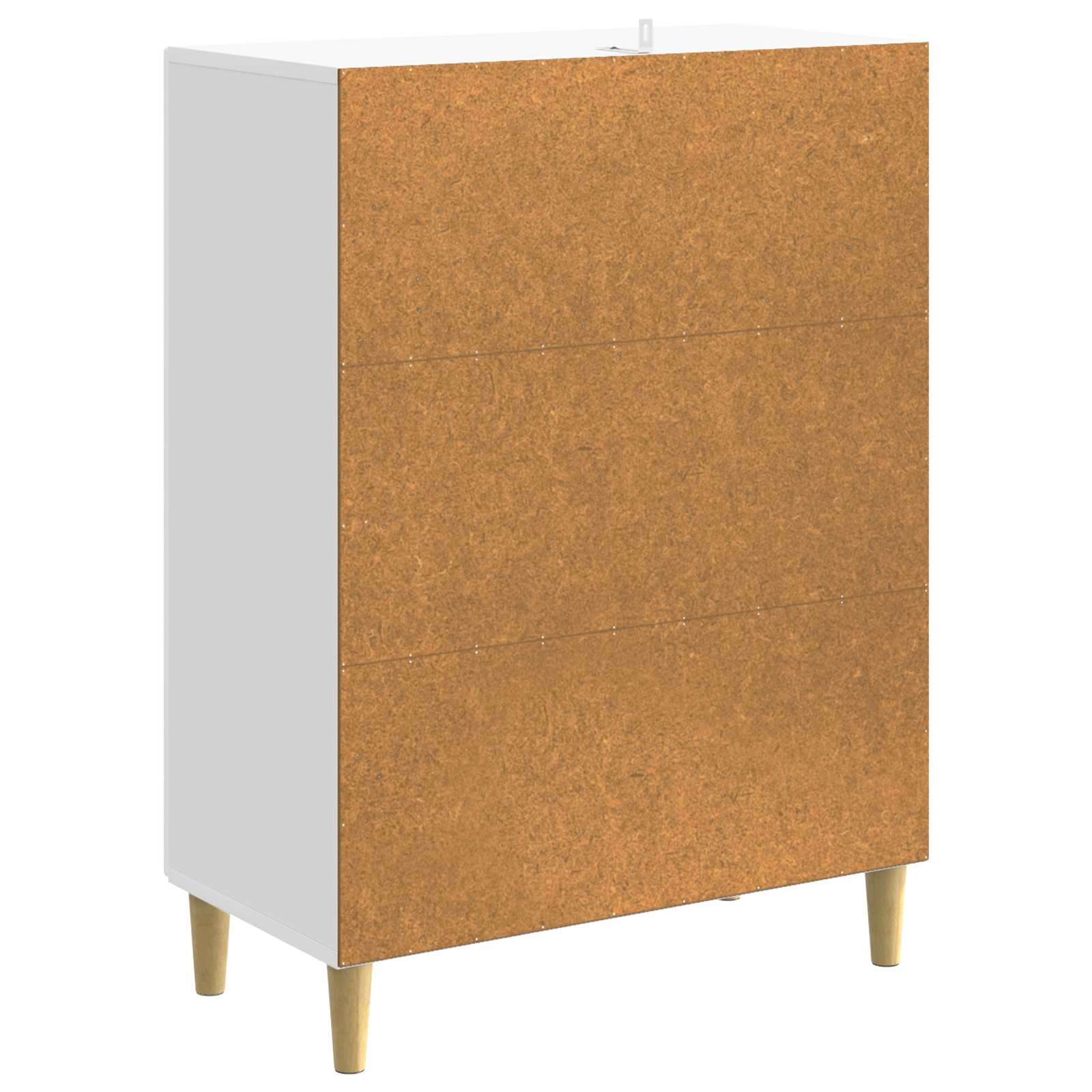 Ormar s ladicama Bijela visokog sjaja 66 x 34,5 x 90 cm