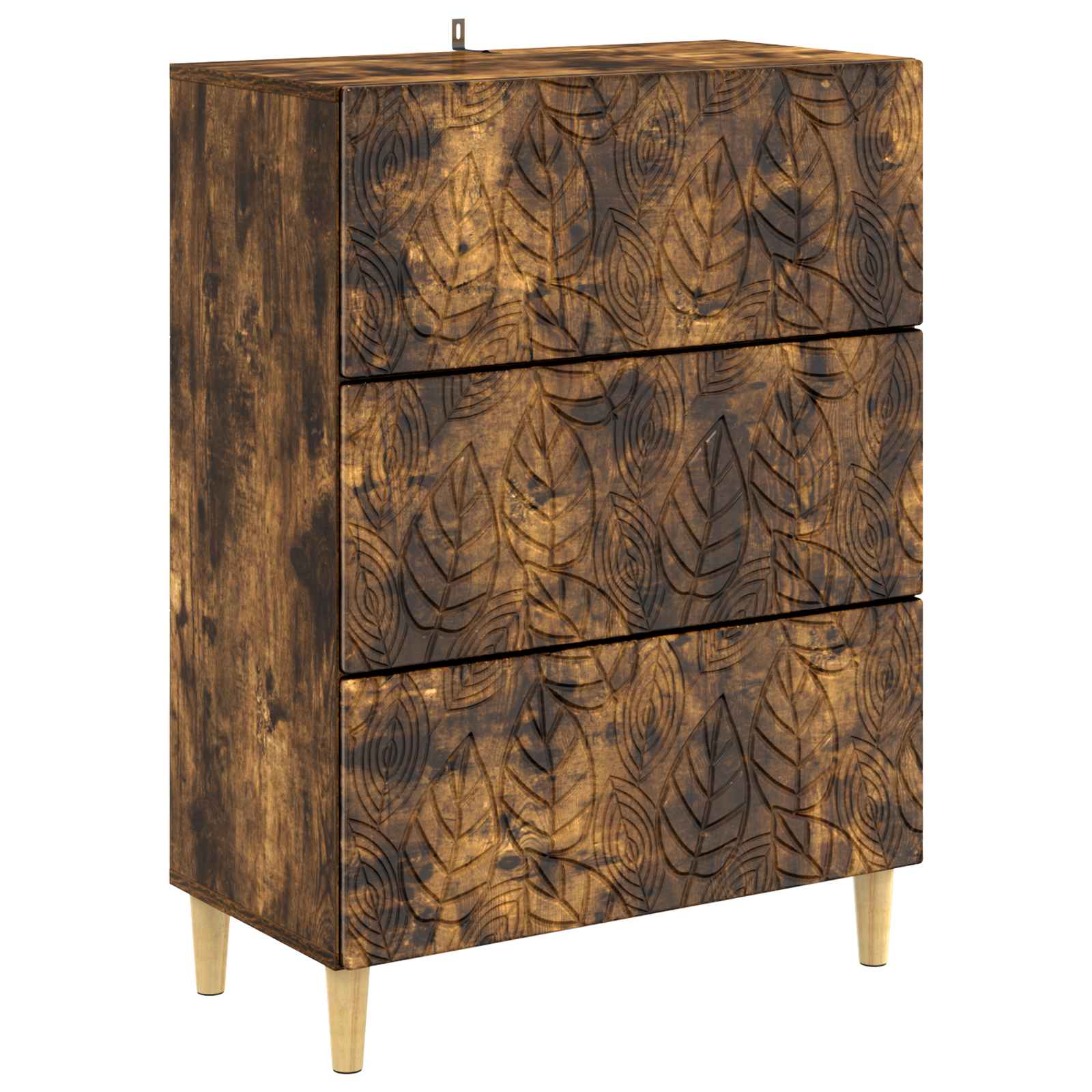 Ormar s ladicama Dimljeni hrast 66 x 34,5 x 90 cm