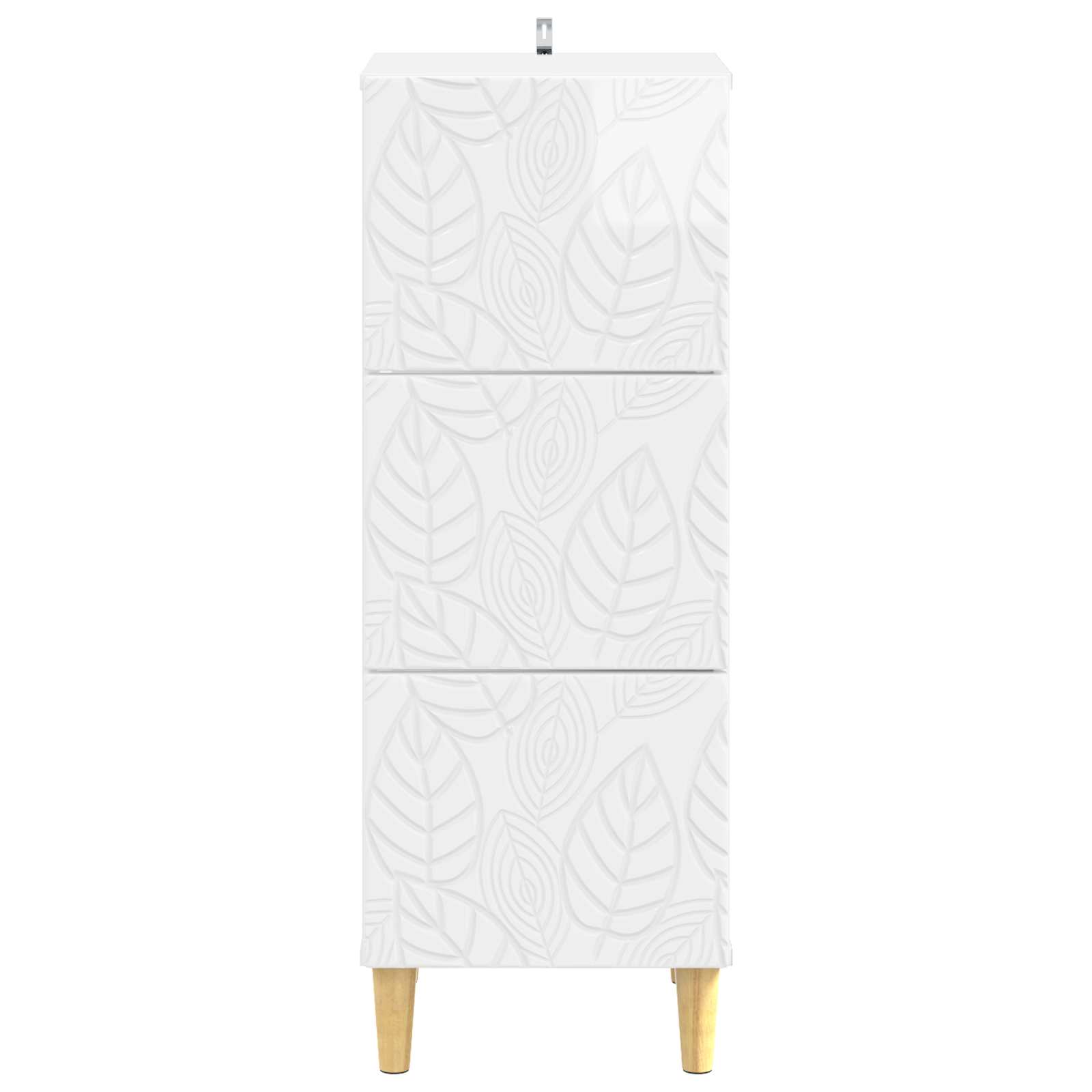 Ormar s ladicama Bijela visokog sjaja 33 x 34,5 x 90 cm