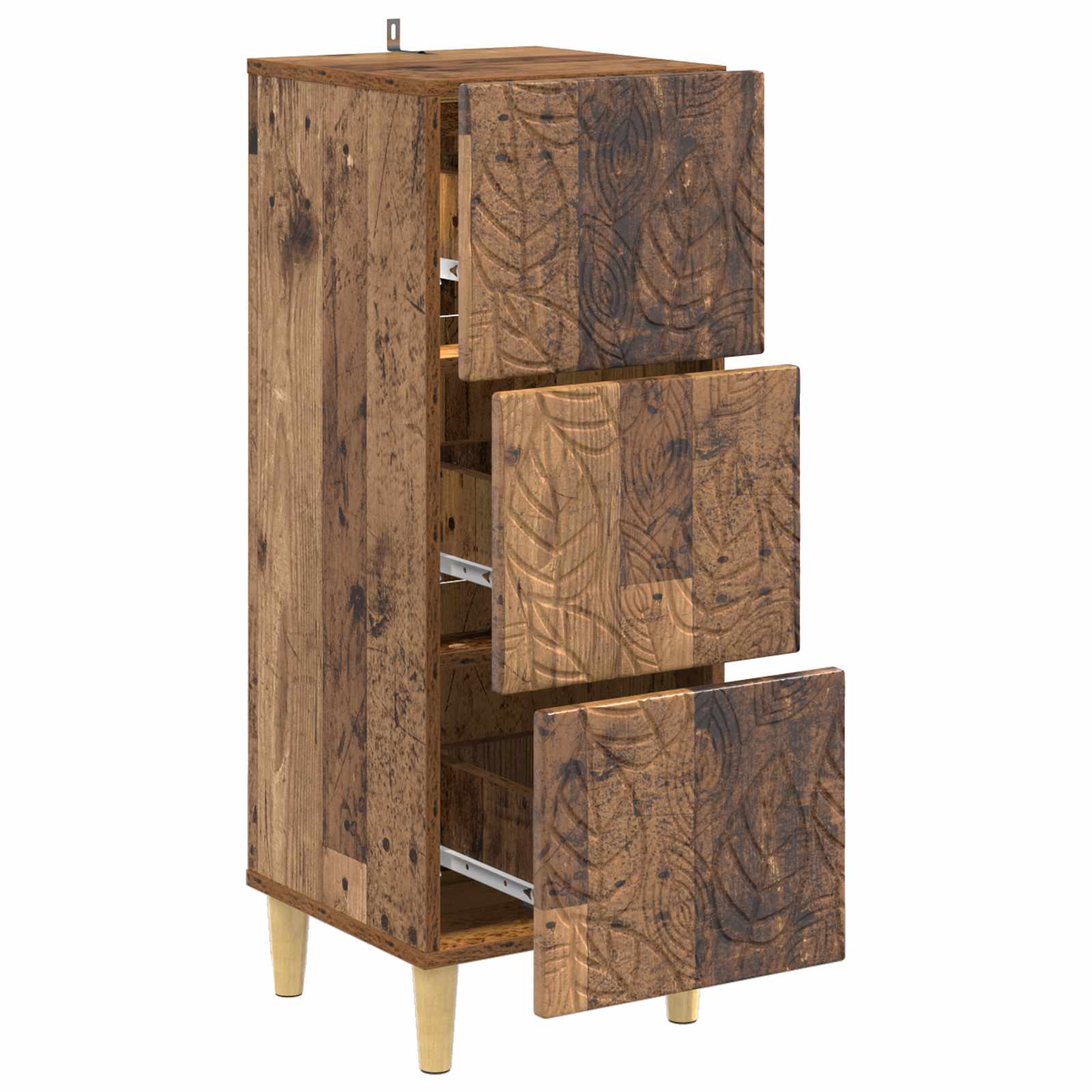 Ormar s ladicama Staro drvo 33 x 34,5 x 90 cm Konstruirano drvo