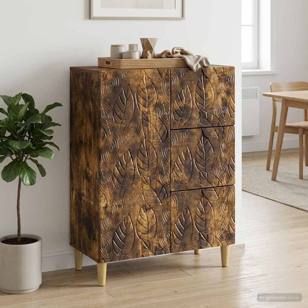 Kreveta Dimljeni hrast 66 x 34,5 x 90 cm Konstruirano drvo