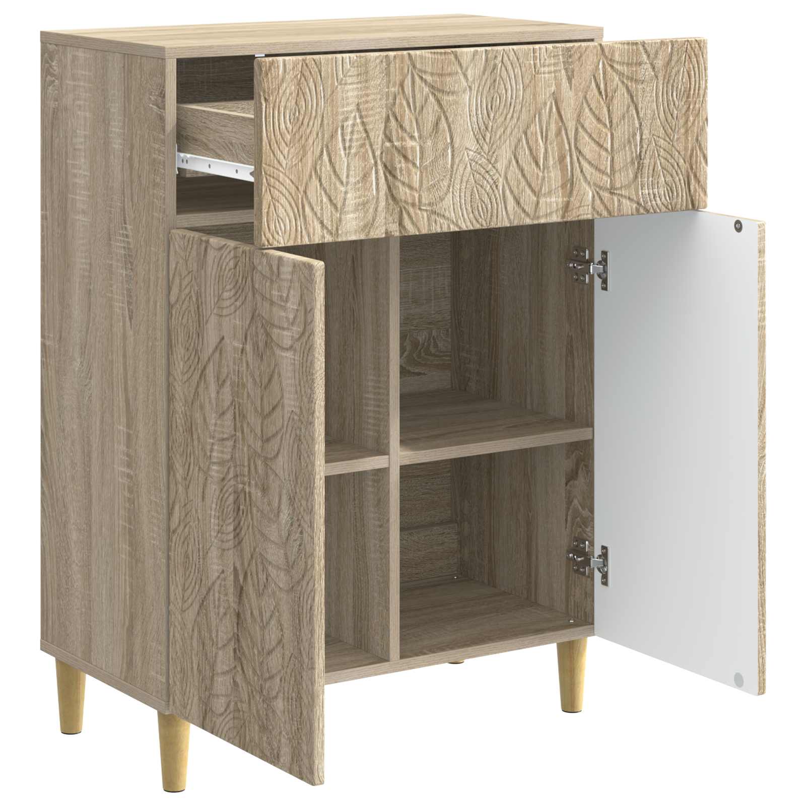 Kreveta Hrast sonoma 66 x 34,5 x 90 cm Konstruirano drvo