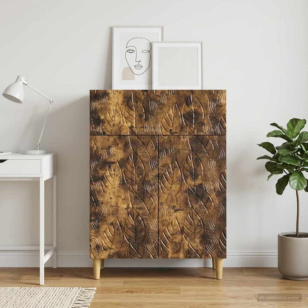 Kreveta Dimljeni hrast 66 x 34,5 x 90 cm Konstruirano drvo