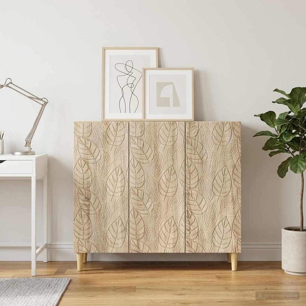 Kreveta Hrast sonoma 89 x 34,5 x 80 cm Konstruirano drvo