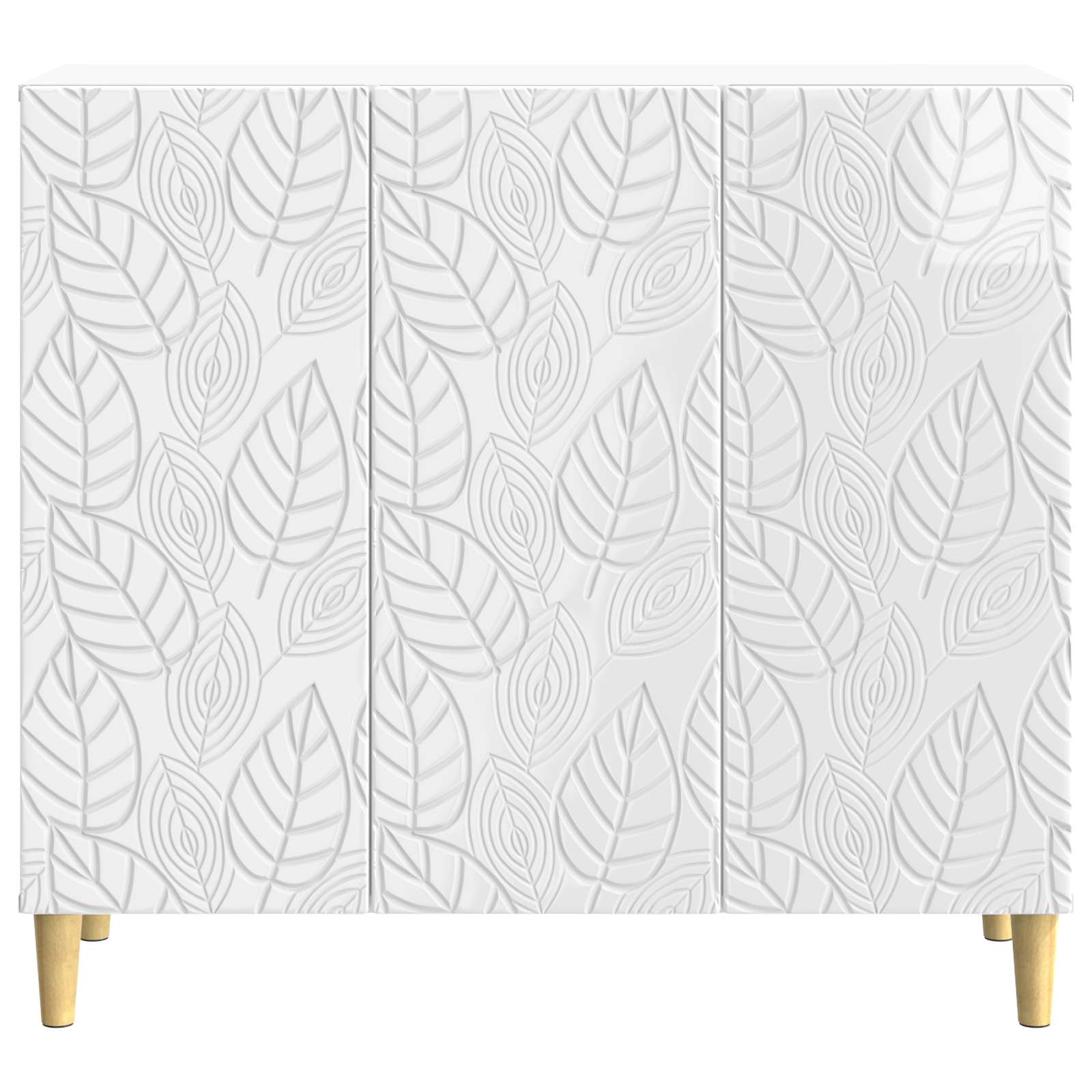 Kreveta Bijela visokog sjaja 89 x 34,5 x 80 cm