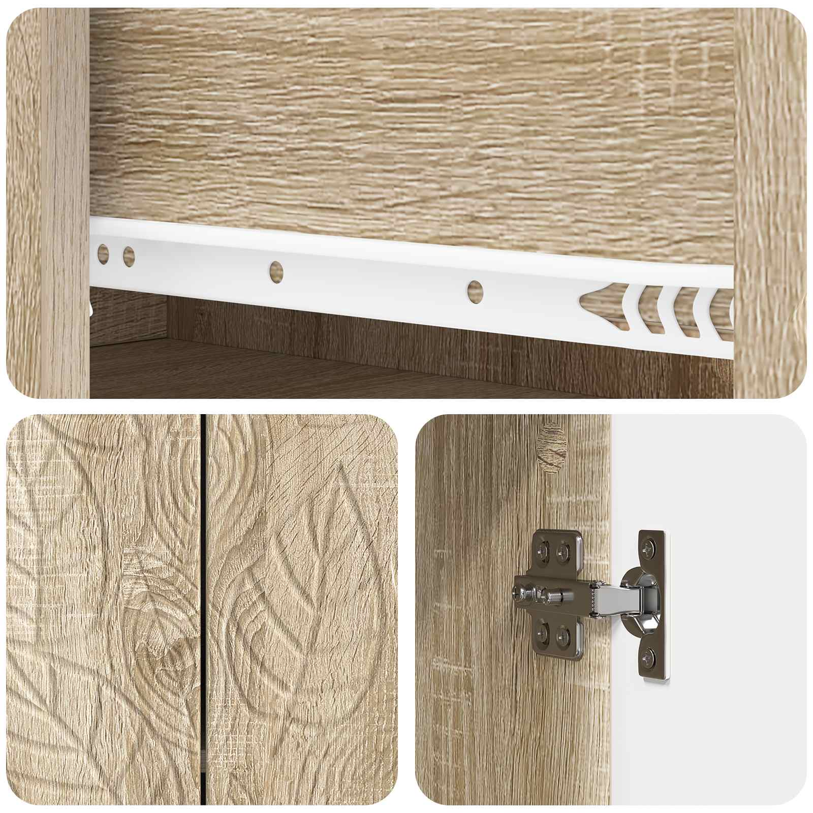 Kreveta Hrast sonoma 89 x 34,5 x 60 cm Konstruirano drvo