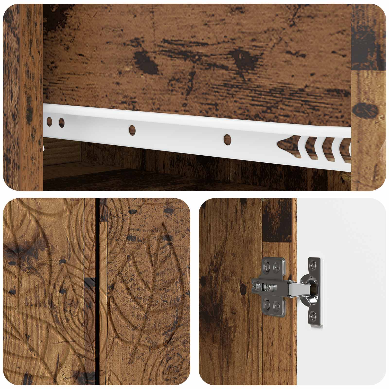 Kreveta Staro drvo 89 x 34,5 x 60 cm Konstruirano drvo