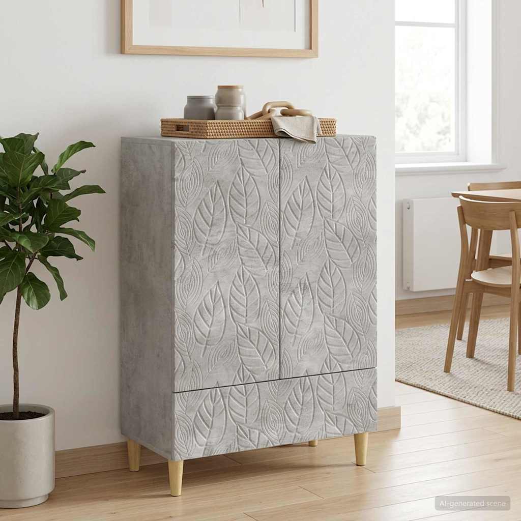 Kreveta Betonska siva 66 x 34,5 x 95 cm Konstruirano drvo