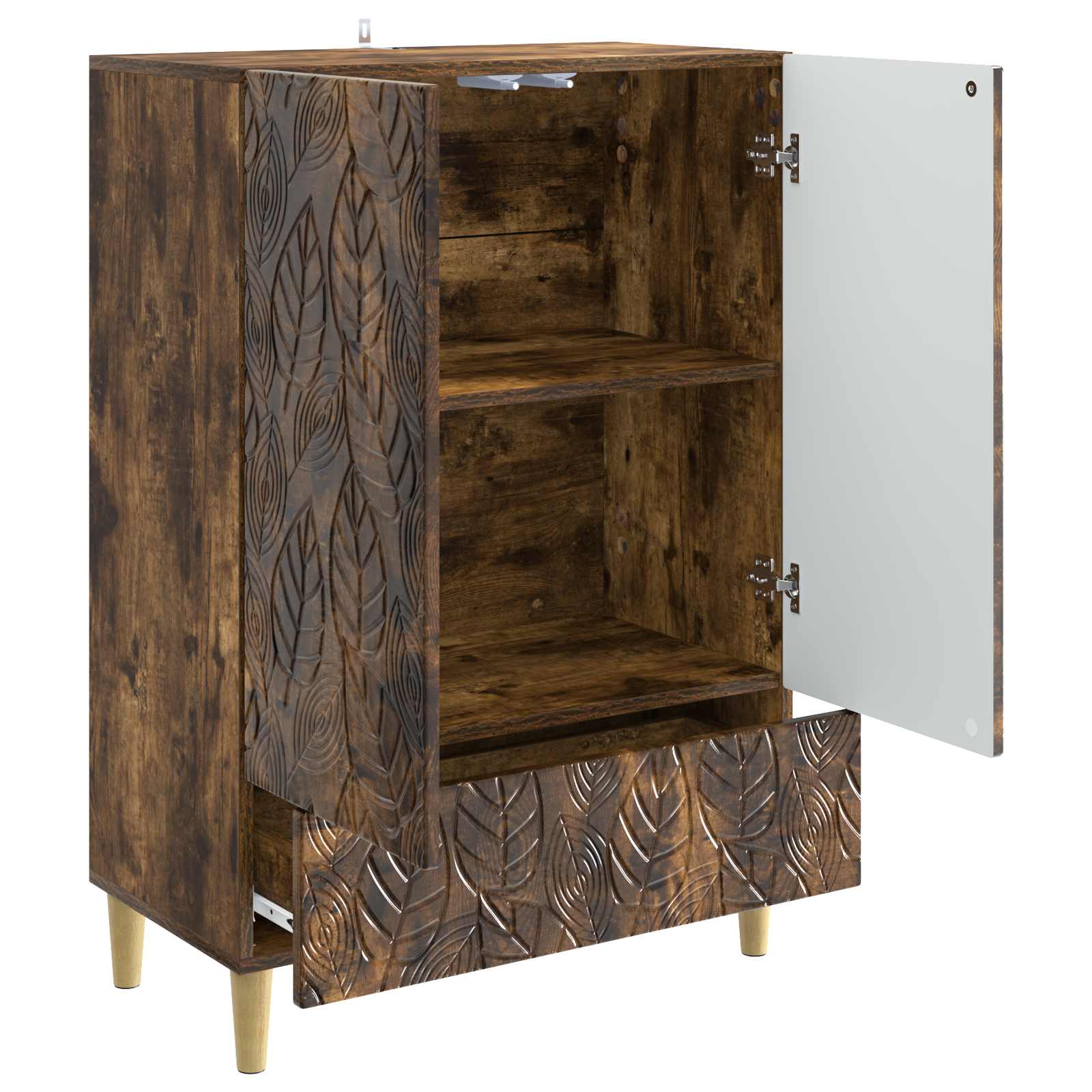 Kreveta Dimljeni hrast 66 x 34,5 x 95 cm Konstruirano drvo
