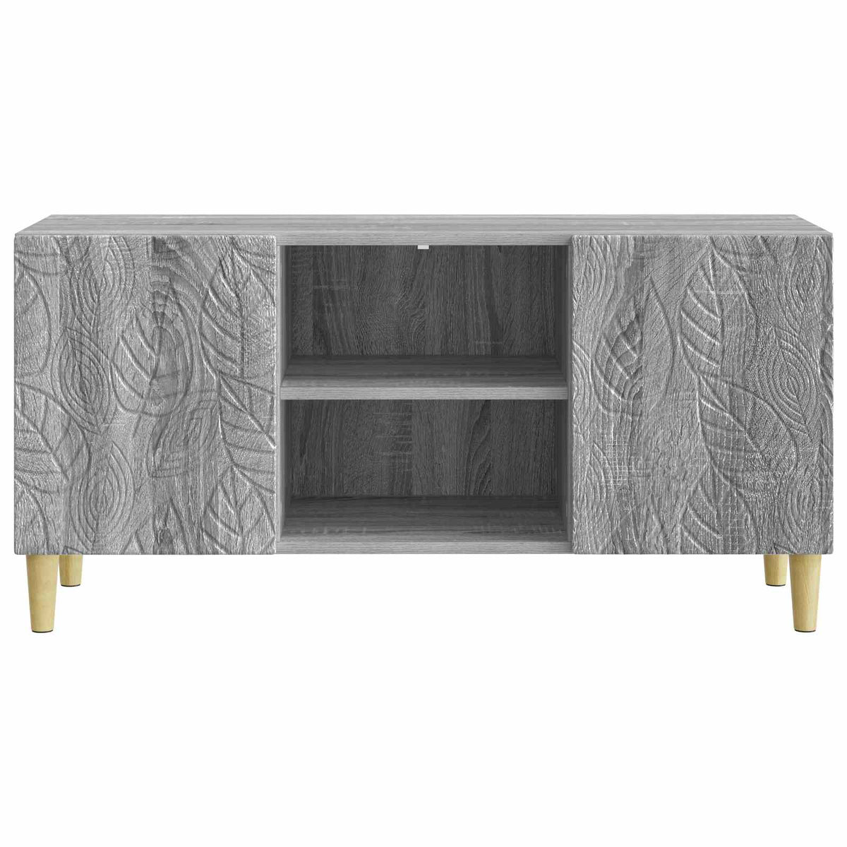 TV ormar 102 x 34,5 x 50 cm Siva Sonoma Konstruirano drvo