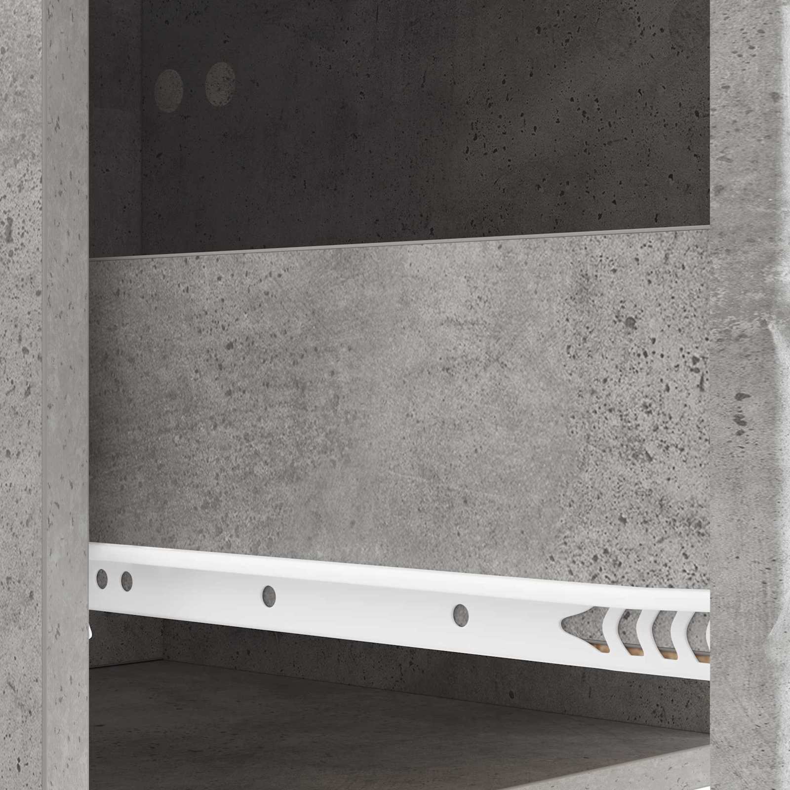 TV ormar 147 x 34,5 x 30 cm Betonska siva Konstruirano drvo