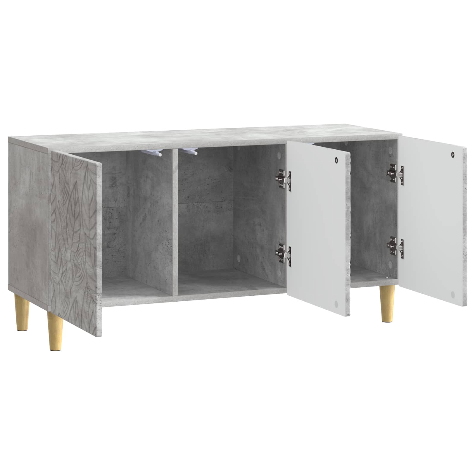 TV ormar 99 x 34,5 x 50 cm Betonska siva Konstruirano drvo
