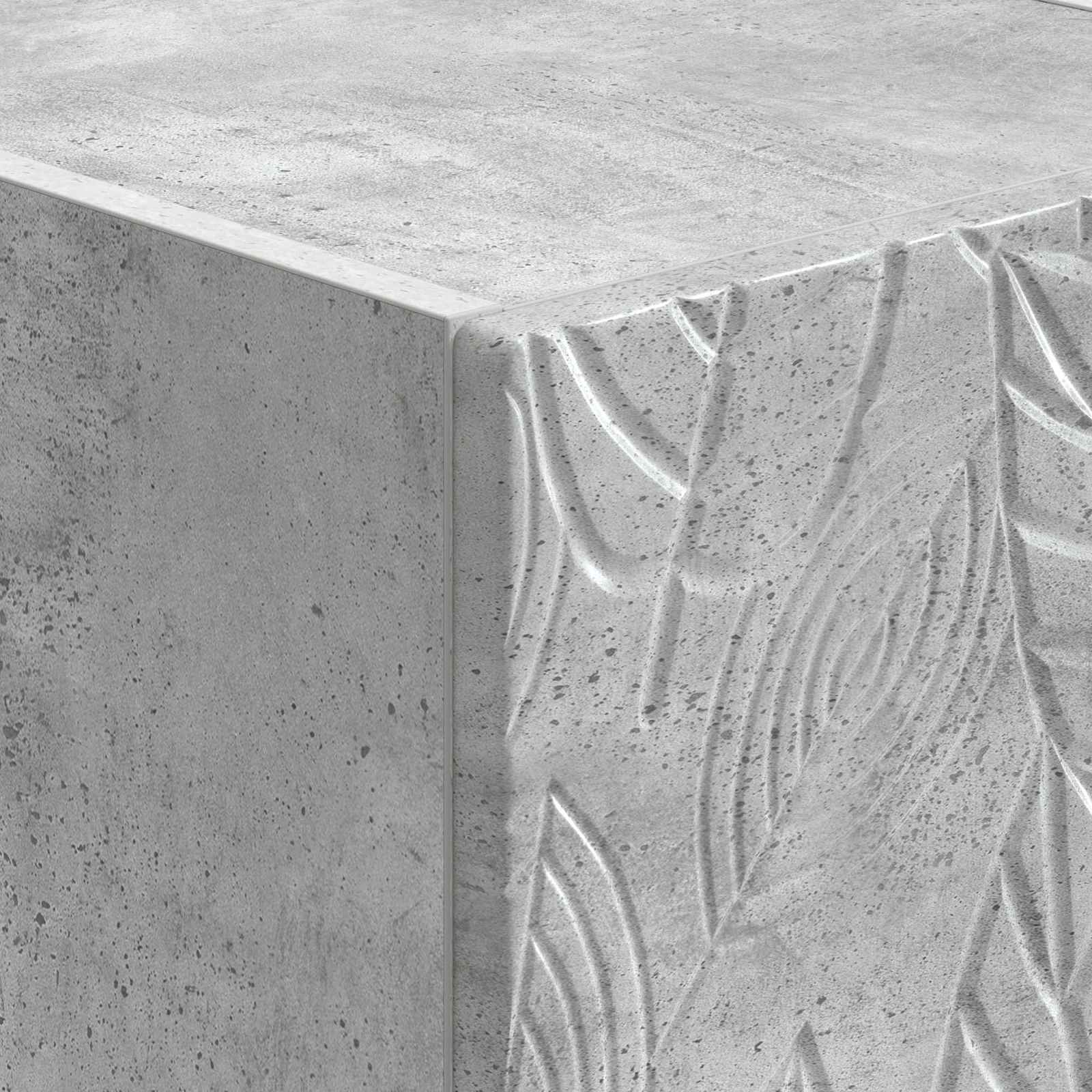 Kava Stol Betonska siva 50 x 49 x 40 cm Konstruirano drvo