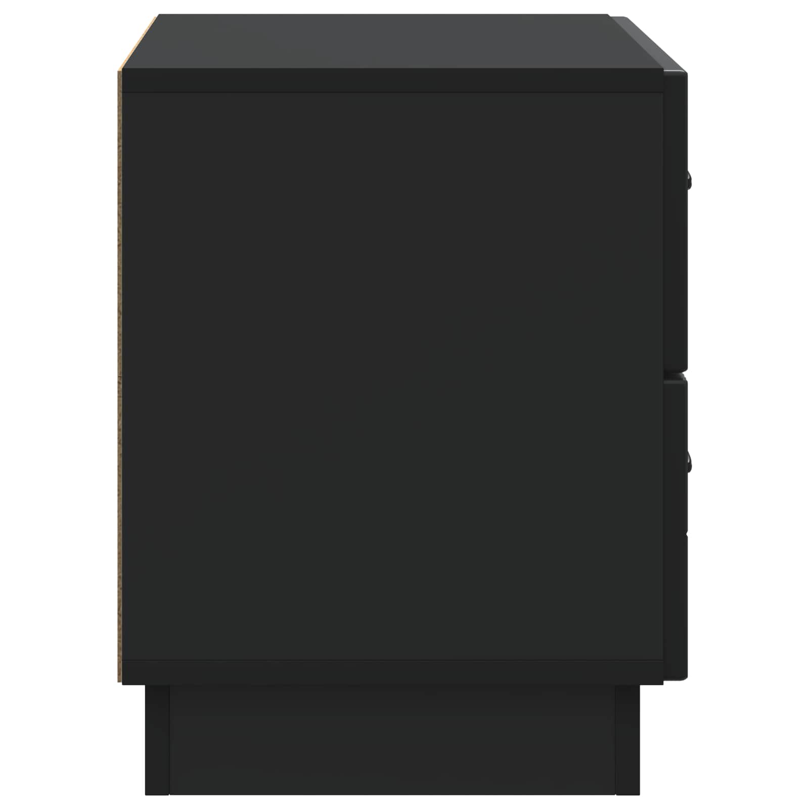 Noćni ormar Crna 62 x 34,5 x 44,5 cm Konstruirano drvo