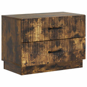 Noćni ormar s ladicama Dimljeni hrast 62 x 34,5 x 44,5 cm