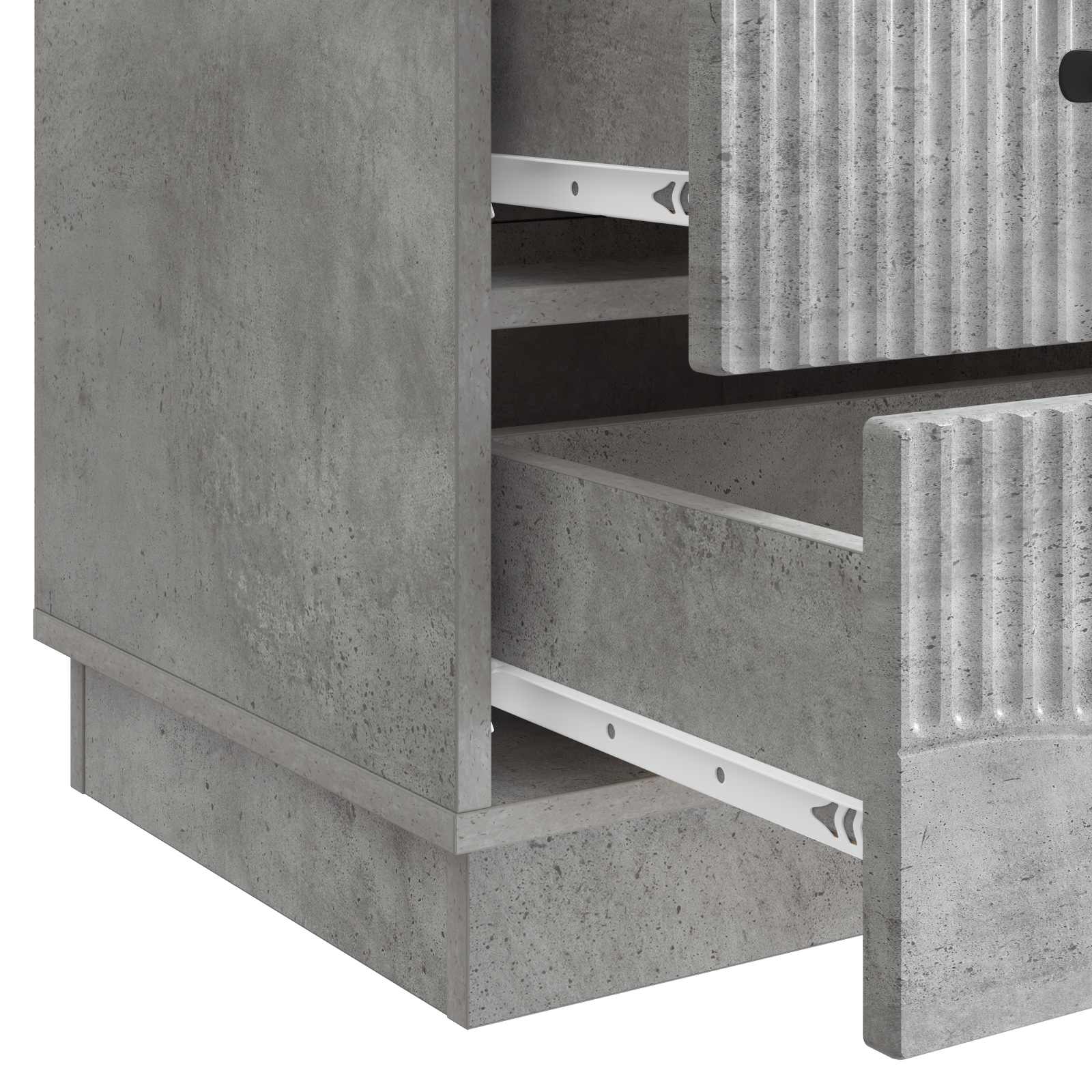 Noćni ormar Betonska siva 43 x 41 x 63,5 cm Konstruirano drvo