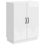 Kreveta Bijela visokog sjaja 66 x 34,5 x 87 cm