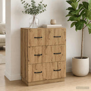 Ormar s ladicama 66 x 34,5 x 87 cm Konstruirano drvo