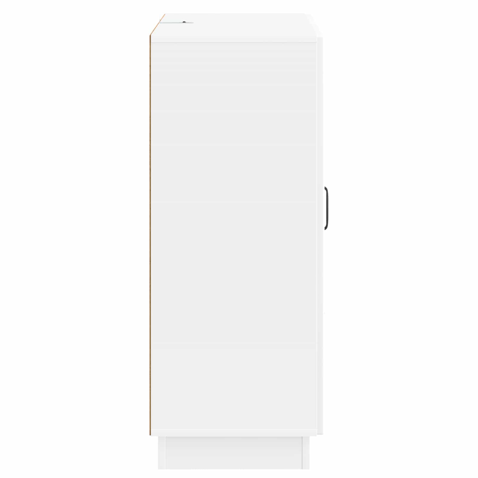 Kreveta s ladicama Bijela visokog sjaja 66 x 34,5 x 87 cm