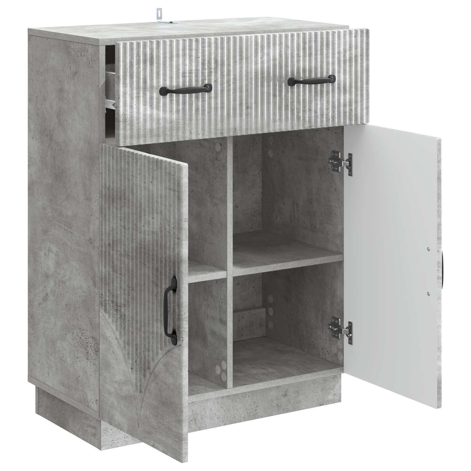 Kreveta Betonska siva 66 x 34,5 x 87 cm Konstruirano drvo