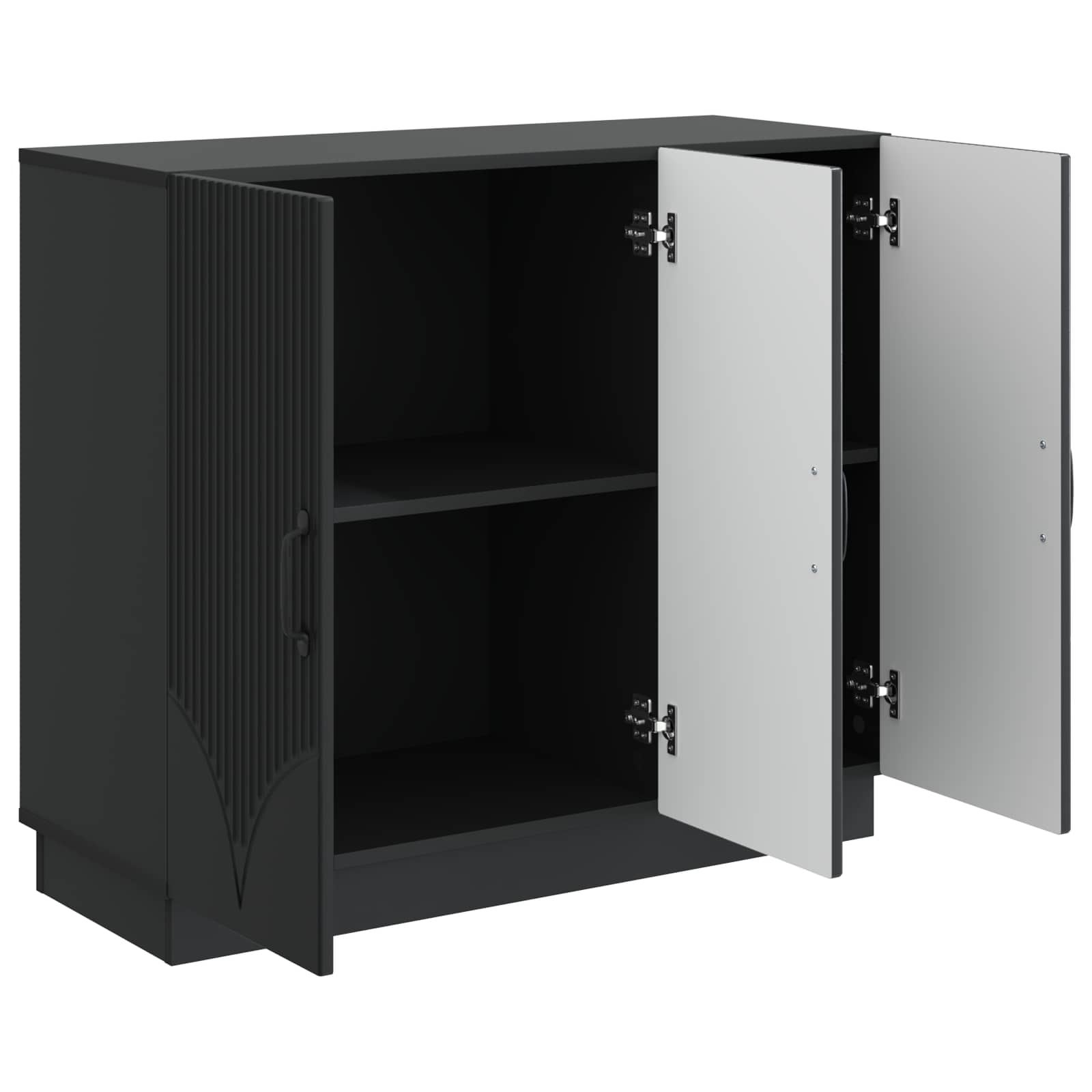 Kreveta Crna 89 x 34,5 x 77 cm Konstruirano drvo