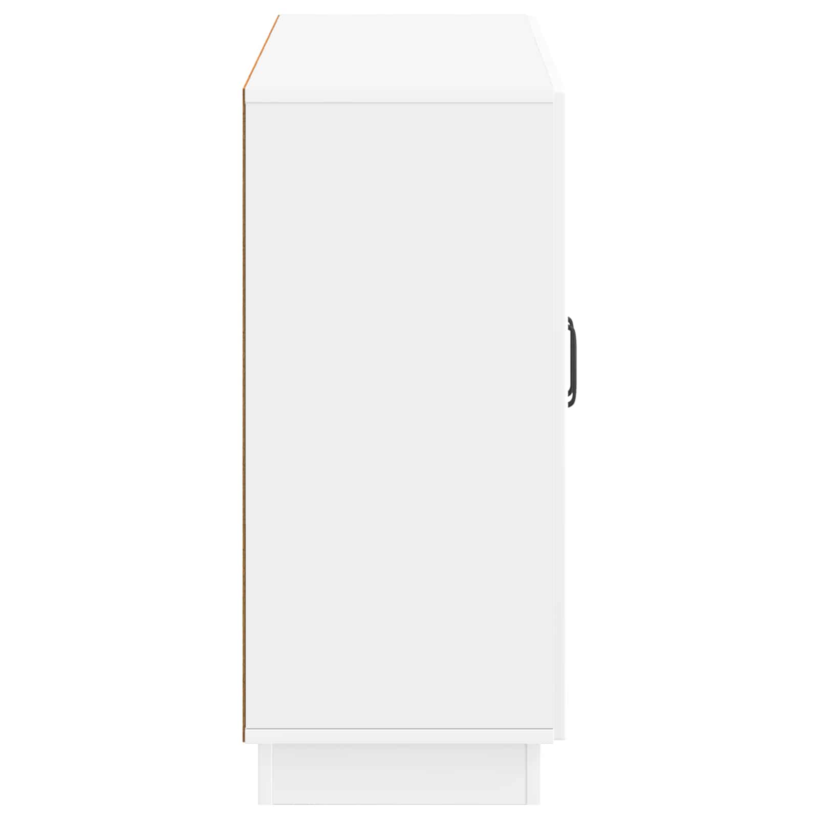 Kreveta Bijela visokog sjaja 89 x 34,5 x 77 cm
