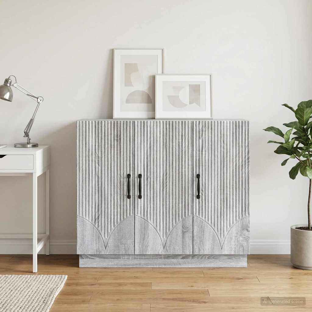 Kreveta Siva sonoma 89 x 34,5 x 77 cm Konstruirano drvo